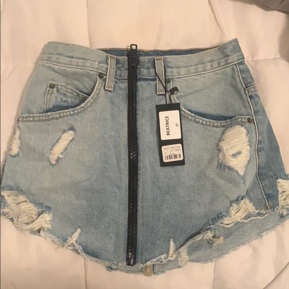 Carmar denim skirt